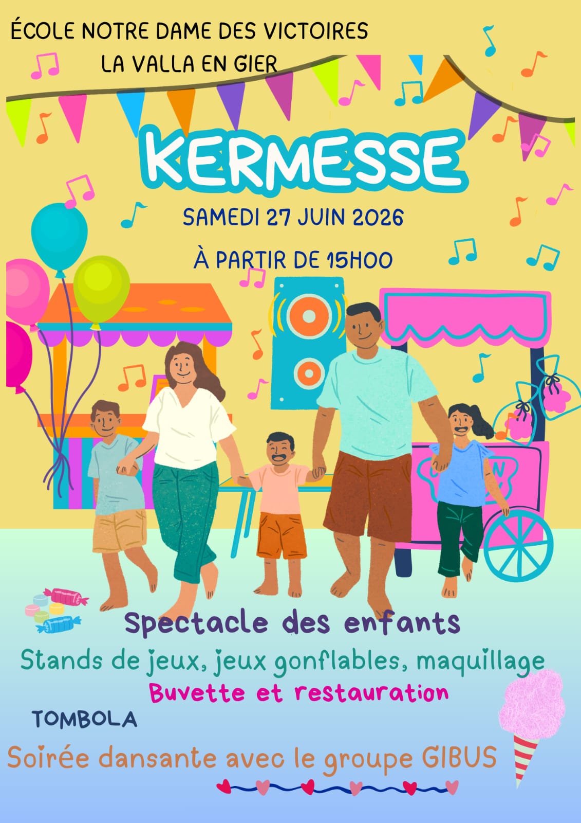 Visuel : Kermesse de l'�cole-Tenue des stands