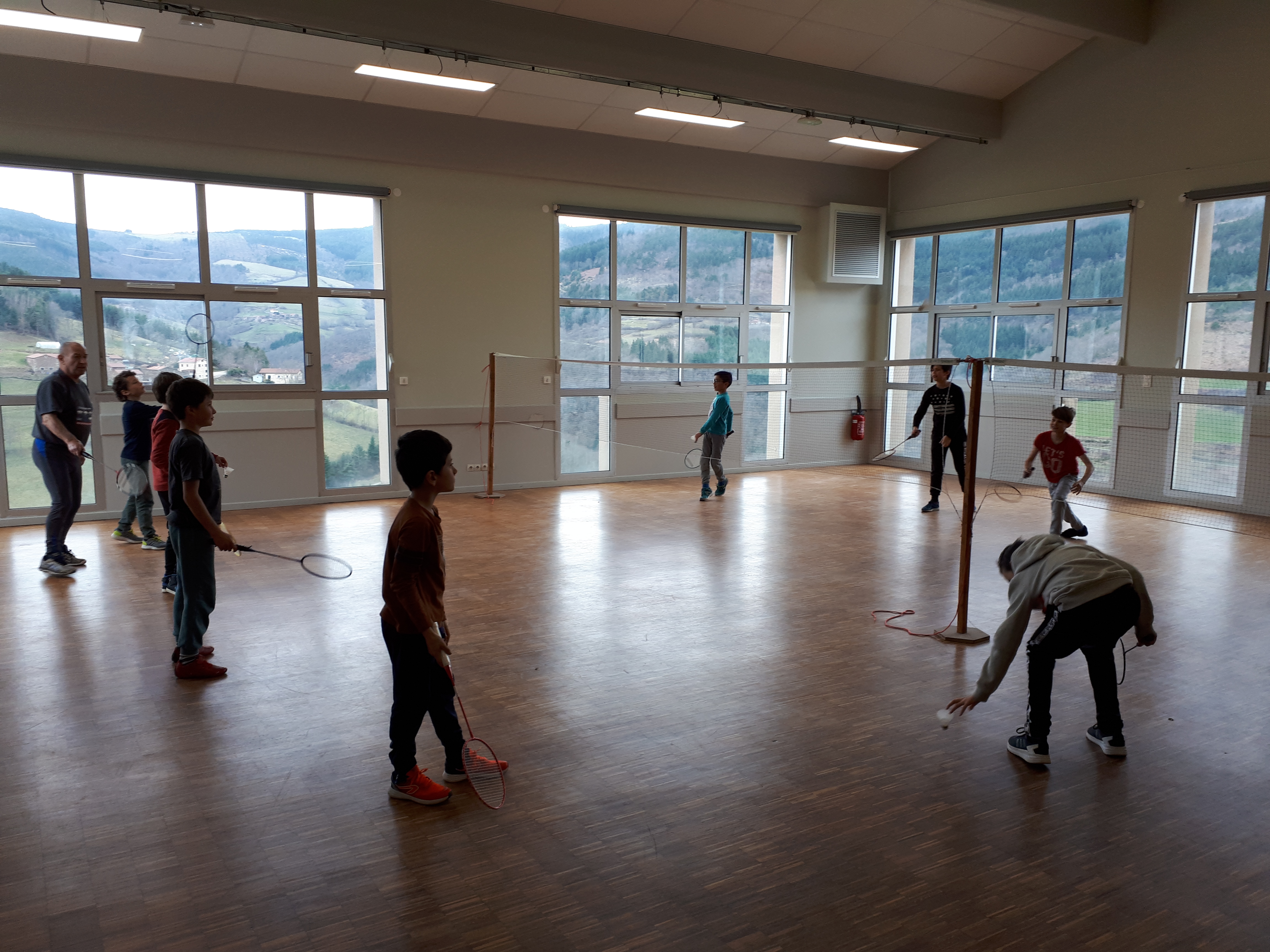Visuel : Initiation au badminton